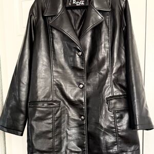 Report Black Leather Jacket for Men